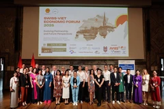 Secretary-General Rachel Nguyen Isenschmid (in pink). (Photo: VNA)