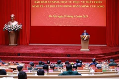 Prime Minister Pham Minh Chinh chairs the conference in Hanoi on December 29. (Photo: VNA)