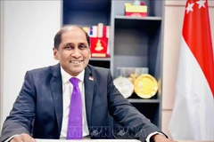 Singaporean Ambassador to Vietnam Jaya Ratnam (Photo: VNA)