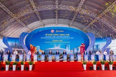 Groundbreaking for the Rach Chiec National Sports Complex on January 15 (Photo: Sun Group)