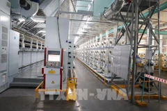 The yarn factory of Unitex Textile and Dyeing Company Limited applies new technology to optimise operations using an automated model. (Photo: VNA)