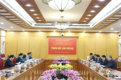 Party General Secretary To Lam chairs the second meeting of the Central Steering Committee for summarising the implementation of Resolution No. 18-NQ/TW of the 12th Party Central Committee in Hanoi on January 21. (Photo: VNA)