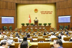The National Assembly adopts the revised Law on State Budget on the morning of June 25, 2025. (Photo: VNA)