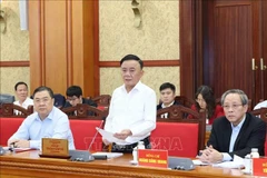 Politburo member and permanent member of the Party Central Committee’s Secretariat Tran Cam Tu speaks at the event in Hanoi on December 19 (Photo: VNA)