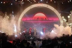 A performance at the opening ceremony of the Da Nang New Year Festival 2026 on the evening of December 30. (Photo: VNA)