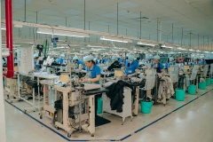 High-end garments for export at the MSV Hue Co., Ltd. factory invested by Japan in Phu Bai Industrial Park, Hue city. (Photo: msvhue.com) 