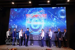Delegates at the launch of the new version of Ho Chi Minh City technology exchange platform. (Photo: VNA)