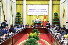 The Presidential Office holds a press conference in Hanoi on January 5 to announce the President’s orders promulgating 13 laws adopted at the 10th session of the 15th National Assembly. (Photo: VGP)