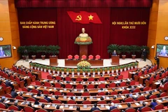 At the closing session of the 14th plenum of the 13th Party Central Committee. (Photo: VNA)