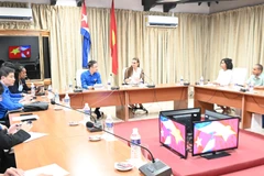 Participants at the Vietnam–Cuba youth forum. (Photo: VNA)