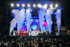 Performers at the K-Pop Cover Dance Festival 2024. — Photo coutersy of Korean Cultural Centre. (Photo: VNA) 