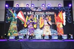 The Hue royal court music performed at the event (Photo: Vietnam National Authority of Tourism)