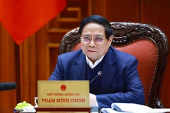 PM Pham Minh Chinh chairs the meeting (Photo: VNA)