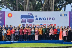 Delegates to the 78th ASEAN Working Group on Intellectual Property Cooperation (AWGIPC) meeting. (Photo: VNA)