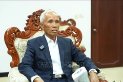 Chairman of the Lao People’s Revolutionary Party (LPRP) Central Committee's Commission for Propaganda and Training Khamphanh Pheuyavong. (Photo: VNA)