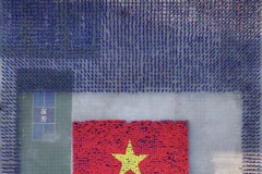 An aerial view of the mass Vovinam martial arts and music performance featuring 60,000 students in Ho Chi Minh City on November 30 (Photo: VOV)