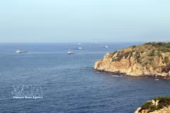The Ca Na general port in Ca Na commune, Khanh Hoa province, will serve as a transshipment hub for the development of the renewable energy industry and services centre. (Photo: VNA)