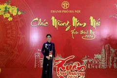 Nguyen Thi Lien, Head of the Vietnamese Language Club in Malaysia and Vice Chairwoman of the Vietnamese Women’s Association in Malaysia. (Photo: VNA)