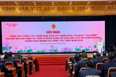At a conference held in Hanoi on December 24 to review the tax work in 2025. (Photo: VNA)