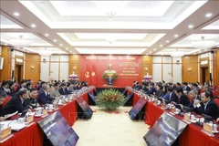 Party General Secretary To Lam speaks at the conference reviewing the 2025 performance of the Central Steering Committee for Science and Technology Development, Innovation and Digital Transformation, and outlining key tasks and solutions for 2026. (Photo: VNA) 