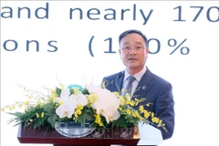 Deputy Minister of Public Security Pham The Tung speaks at the seminar on international cooperation in combating online fraud in Hanoi on October 25, 2025. (Photo: VNA)