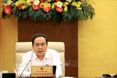 National Assembly Tran Thanh Man speaks at the meeting. (Photo: VNA)