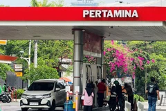A petrol station in Indonesia (Photo: VNA)