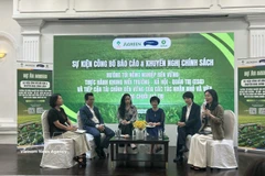 Participants in the March 20 event that unveils a report urging stronger policy support to foster sustainable agriculture in Vietnam (Photo: VNA)