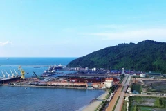 Chan May Port in Hue city is set to develop into a large transit port with an international logistics system. (Photo: thoibaotaichinhvietnam.vn)