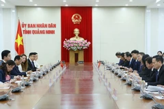 An overview of the working session (Photo: baoquangninh.vn)
