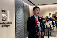 Deputy Chairman of the Monetary Authority of Singapore Chee Hong Tat speaks to the media on March 27, 2026. (Photo: CNA)