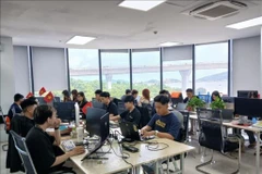 Semiconductor and AI startups are supported with workspace at the concentrated information technology park in Da Nang Software Park No. 2. (Photo: VNA)