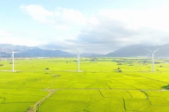 A wind farm in Khanh Hoa (Photo: VNA)