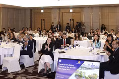 A view of the two-day Capacity Building Workshop for APEC Vietnam 2027 in Hanoi on April 15. (Photo: baoquocte.vn)