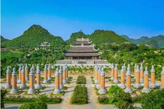 Tam Chuc tourist area - a renowned spiritual destination in Ha Nam. (Photo: VNA) 
