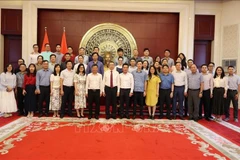 Participants at the ceremony (Photo: VNA)