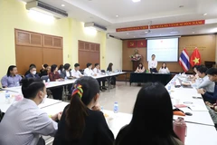 At the gathering of Vietnamese intellectuals in Thailand on October 25 (Photo: VNA)