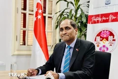 Singaporean Ambassador to Vietnam Jaya Ratnam (Photo: VNA)