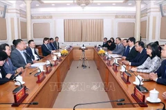 At the working session between Ho Chi Minh City and a visiting delegation from Daejeon of the Republic of Korea on March 10, 20206. (Photo: VNA)