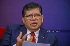 Speaker of the Malaysian House of Representatives Tan Sri Johari Abdul speaks at a press conference after attending the opening of the 8th Meeting of the ASEAN Inter-Parliamentary Assembly (AIPA) Advisory Council on Dangerous Drugs (AIPACODD) 2025. (Photo: www.nst.com.my)