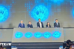 At the inauguration ceremony of the expanded Tetra Pak aseptic packaging plant in HCM City. (Photo: VNA)