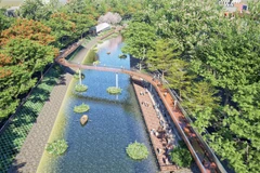 The project will feature multiple architectural highlights, including pedestrian bridges. (Photo: Sun Group)