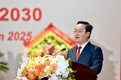 Nguyen Duc Trung, Secretary of the Nghe An provincial Party Committee for the 2025–2030 tenure. (Photo: VNA)
