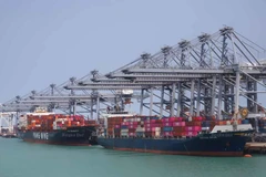 Cargo ships docked at Laem Chabang deep-sea port in Chon Buri. (Photo: bangkokpost.com) 