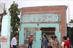 A substandard house in Long Thanh commune, Vinh Loi commune, Bac Lieu province. (Photo: VNA)