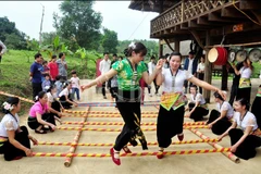 A dancing performance at the village (Photo: VNA)