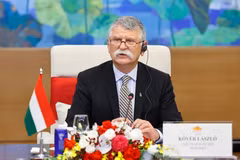 Speaker of the National Assembly of Hungary Kover Laszlo (Photo: VNA)