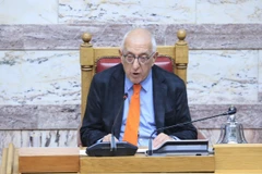 Speaker of the Hellenic Parliament Nikitas Kaklamanis (Source: tovima.com)