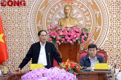 Deputy Prime Minister Bui Thanh Son speaks at the working session with Lam Dong authorities on December 6. (Photo: VNA)