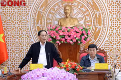 Deputy Prime Minister Bui Thanh Son speaks at the working session with Lam Dong authorities on December 6. (Photo: VNA)